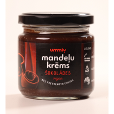 Ummly mandeļu krēms ar kakao bez pievienota cukura, 200g